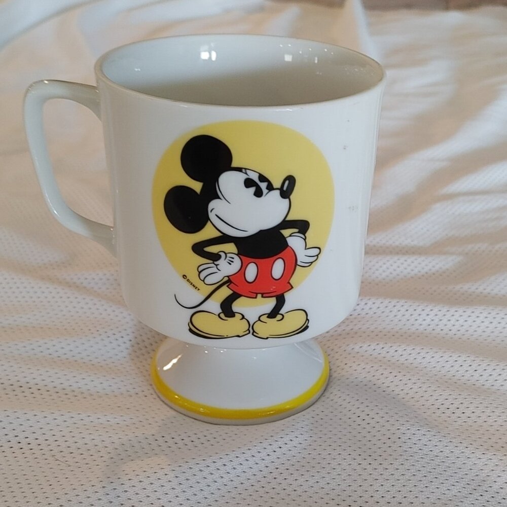 Vintage Mickey Mouse Coffee Mug Cup